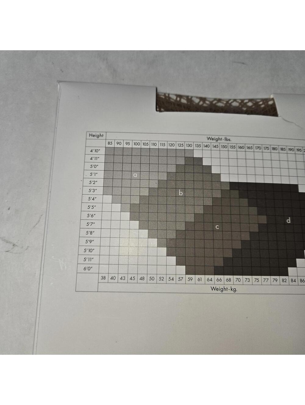 Nylons / Calvin Klein Nude Pantyhose / Style S11, Size B / Fishnet / Double Line - Picture 3 of 7
